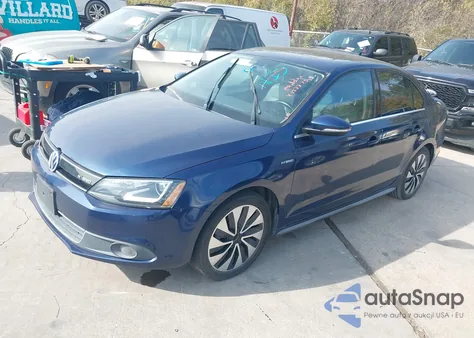 2013 Volkswagen Jetta Hybrid Sel Premium from USA, damaged, VIN 3VW637AJ5DM228108